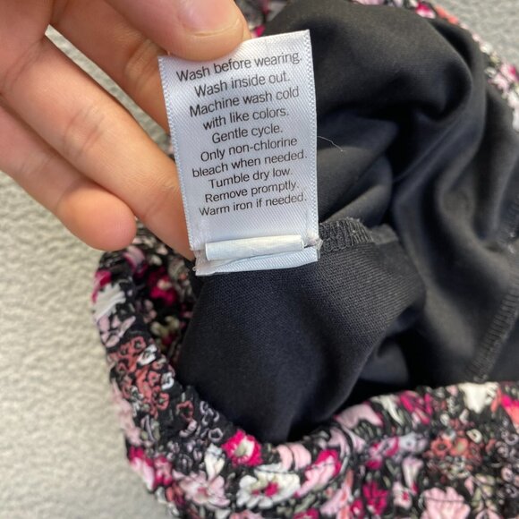 SO Girls Skirt Size XL (14/16) Floral Pull On Ruffled A Line Mini,Lined - Picture 6 of 7